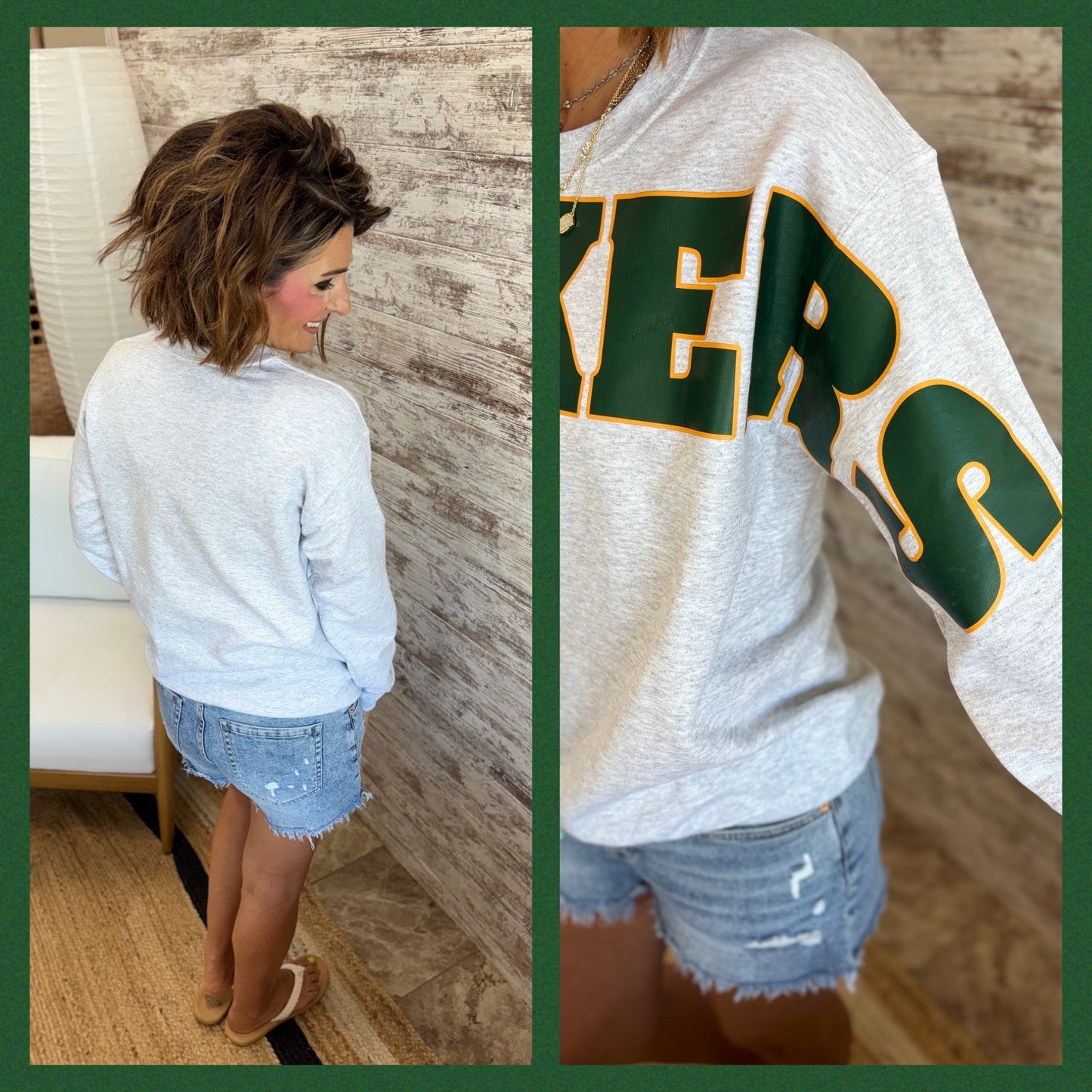 Packers Wingspan Crew Youth/Adult~ 3 Colors