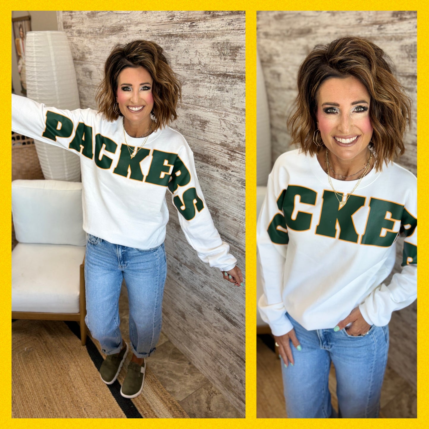Packers Wingspan Crew Youth/Adult~ 3 Colors