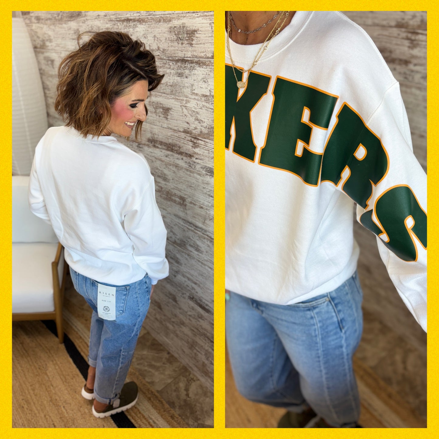 Packers Wingspan Crew Youth/Adult~ 3 Colors