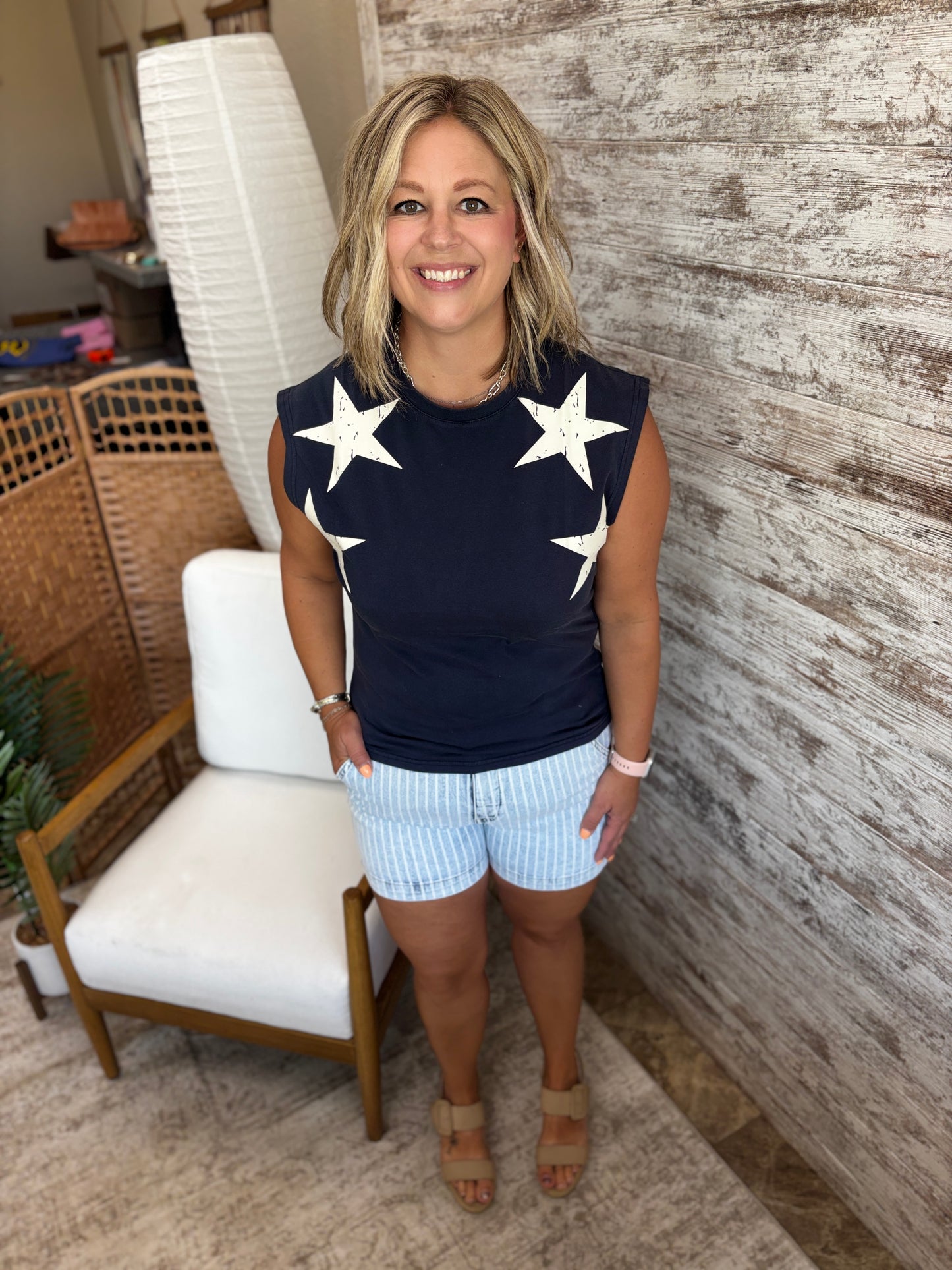 Navy Star Shoulder Tank
