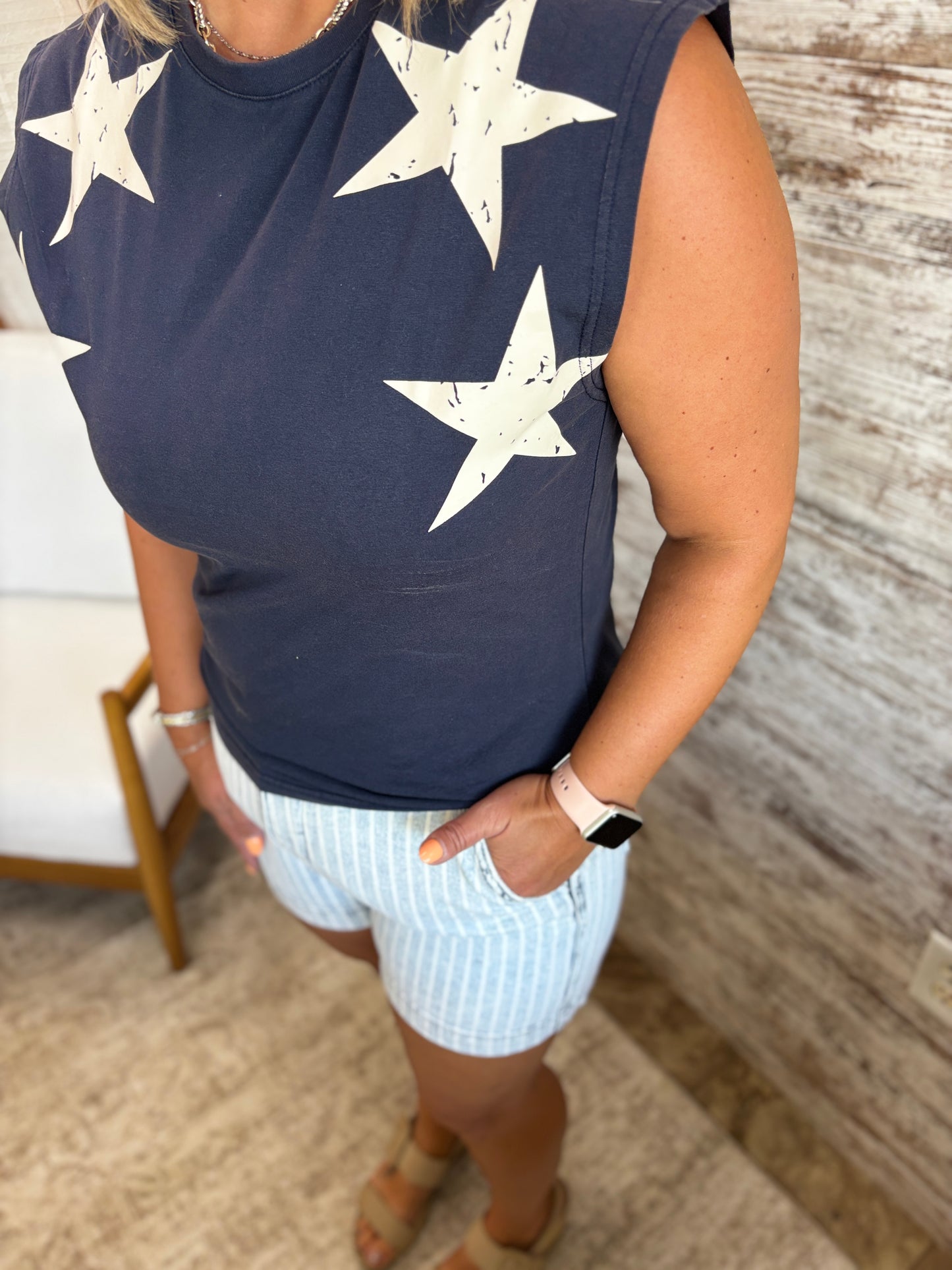 Navy Star Shoulder Tank