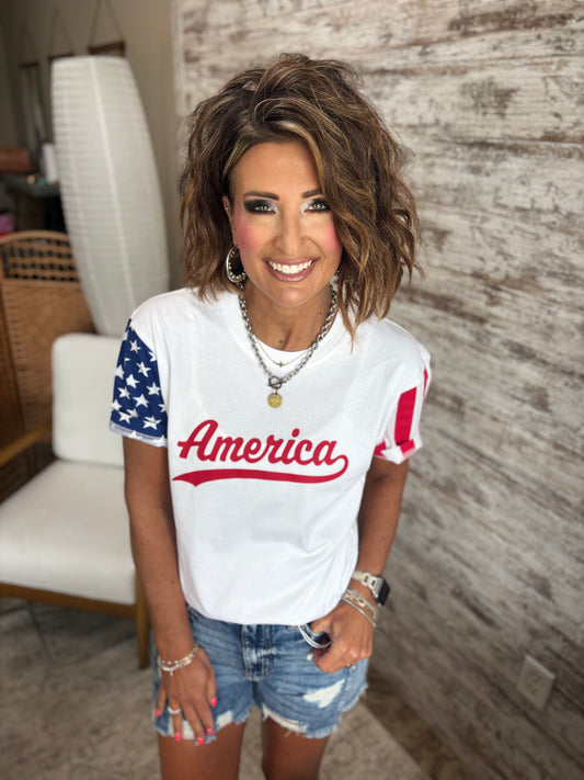 Stars & Stripes Tee Unisex Tee