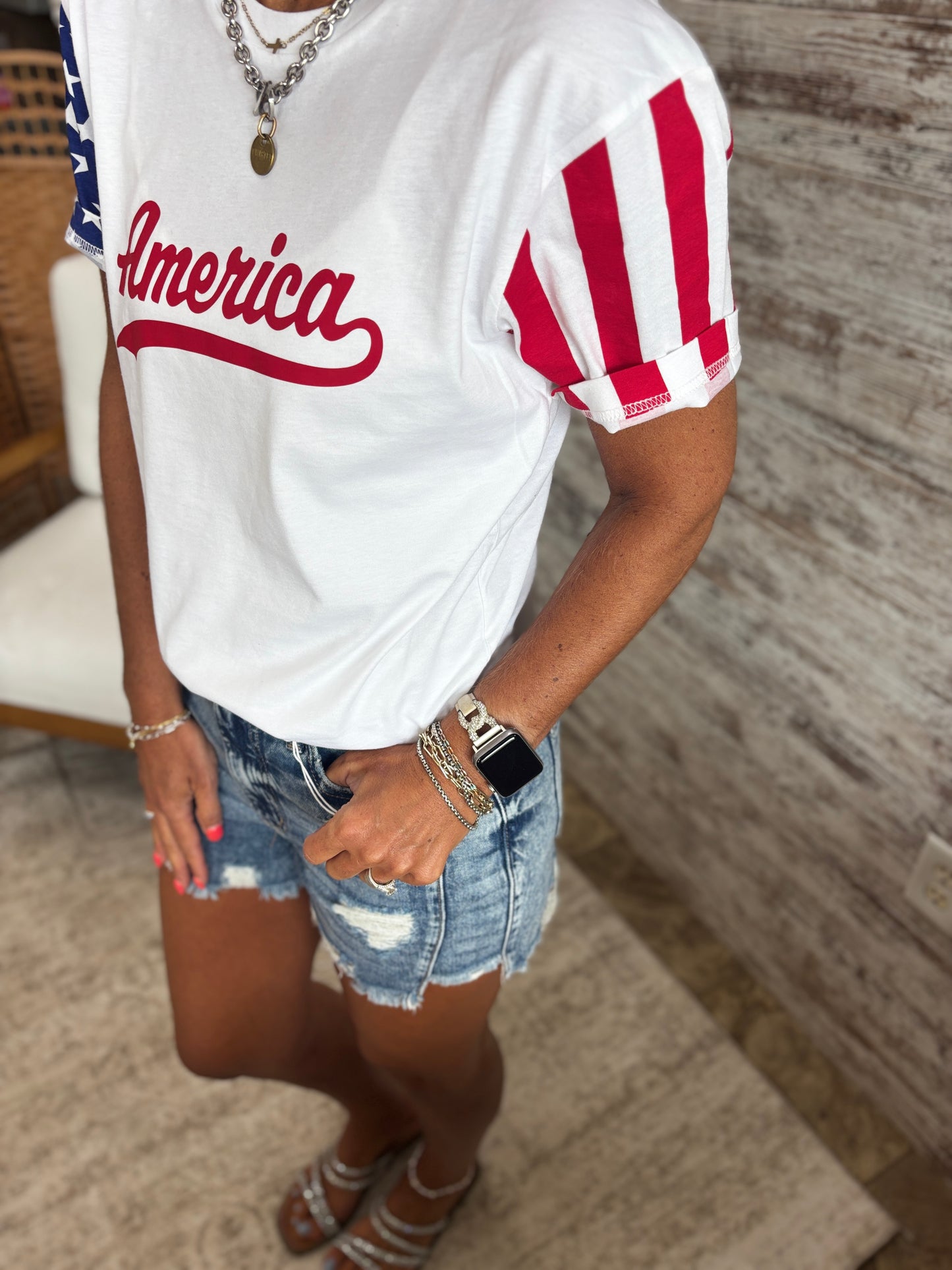 Stars & Stripes Tee Unisex Tee