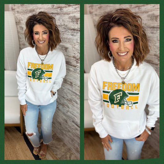 Freedom Irish Football Port & Company White Kangaroo Pocket Crew
