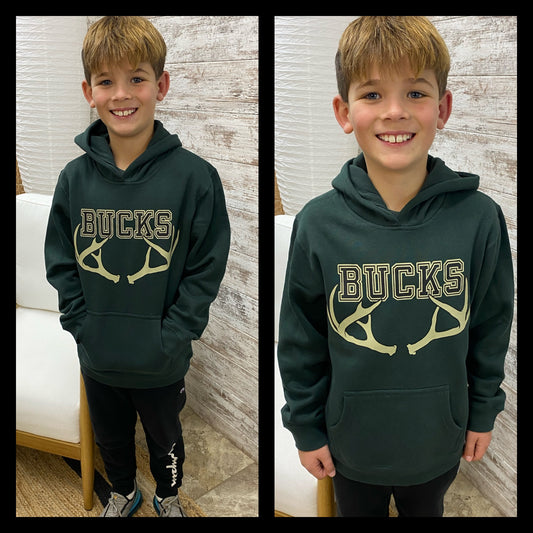 Forest Green Bucks Youth District Hoodie