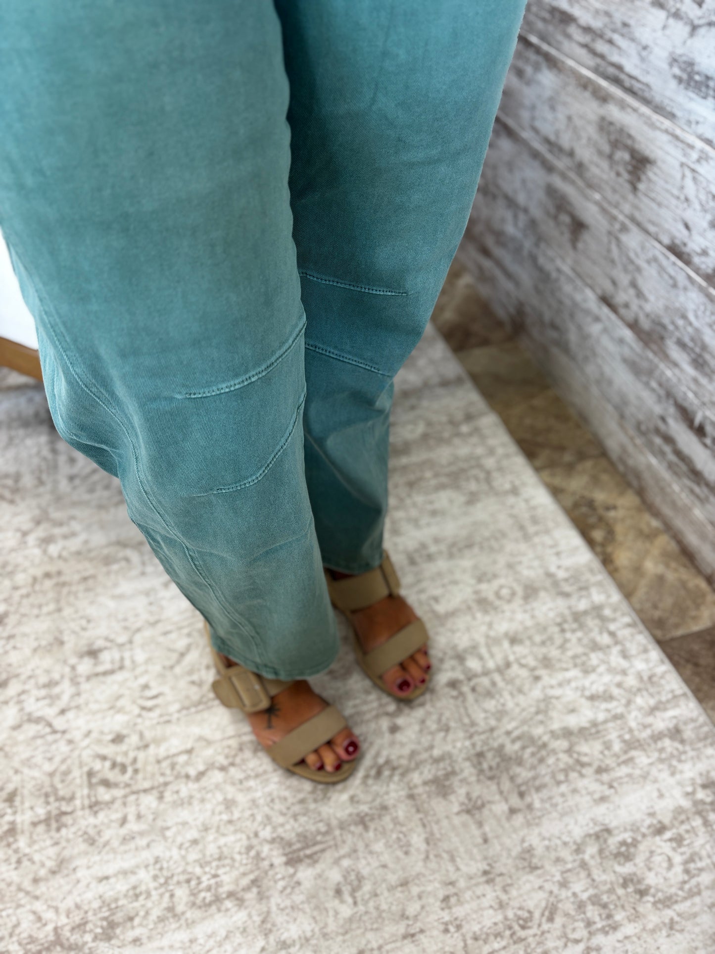 Zenana Olive Color Denim Jeans DMP1758A