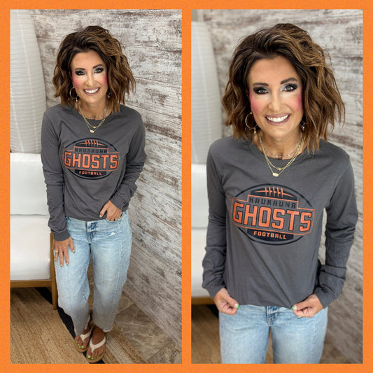 Kaukauna Football Charcoal Long Sleeve