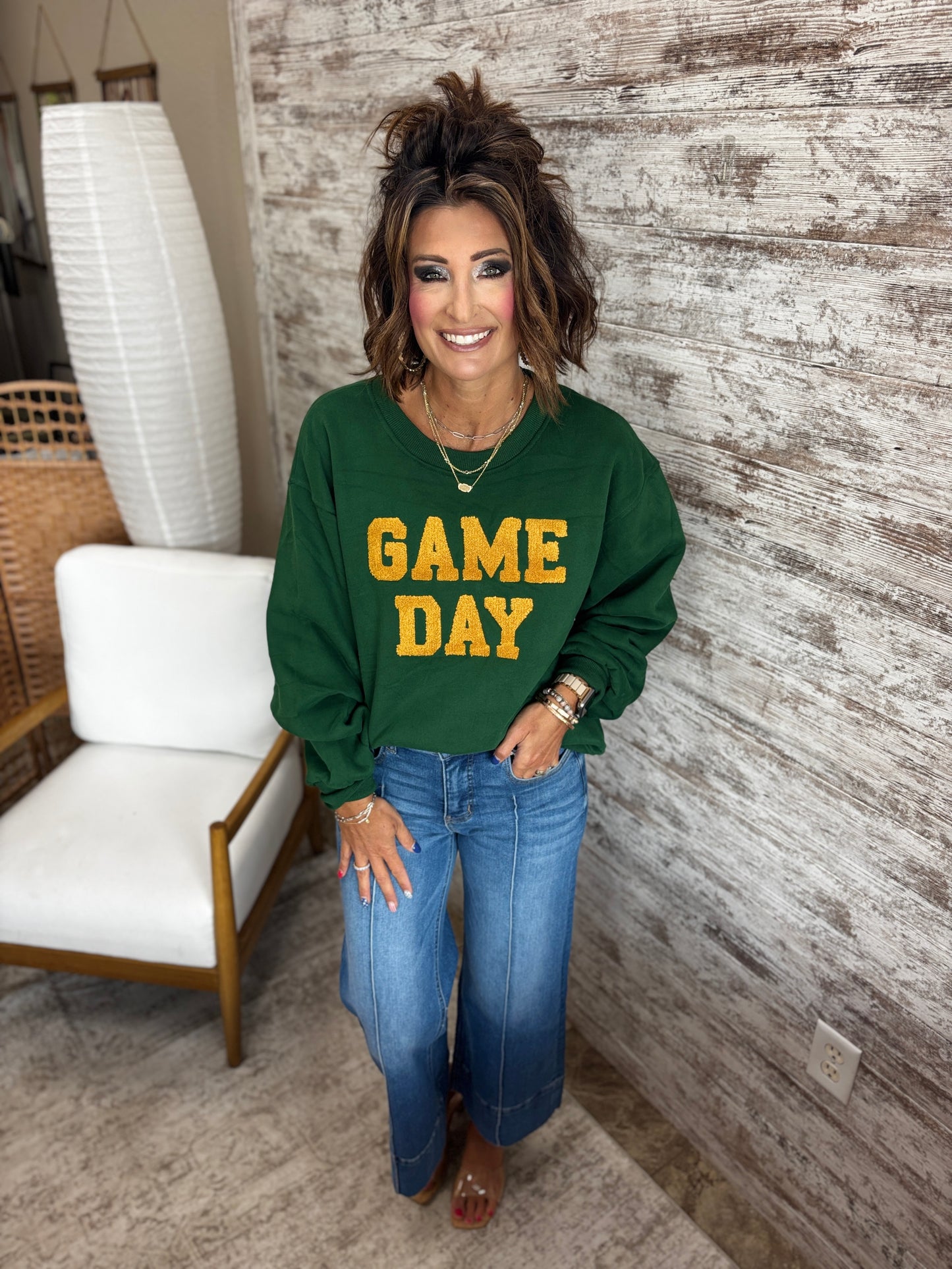 Green & Gold Game Day Sweatshirt