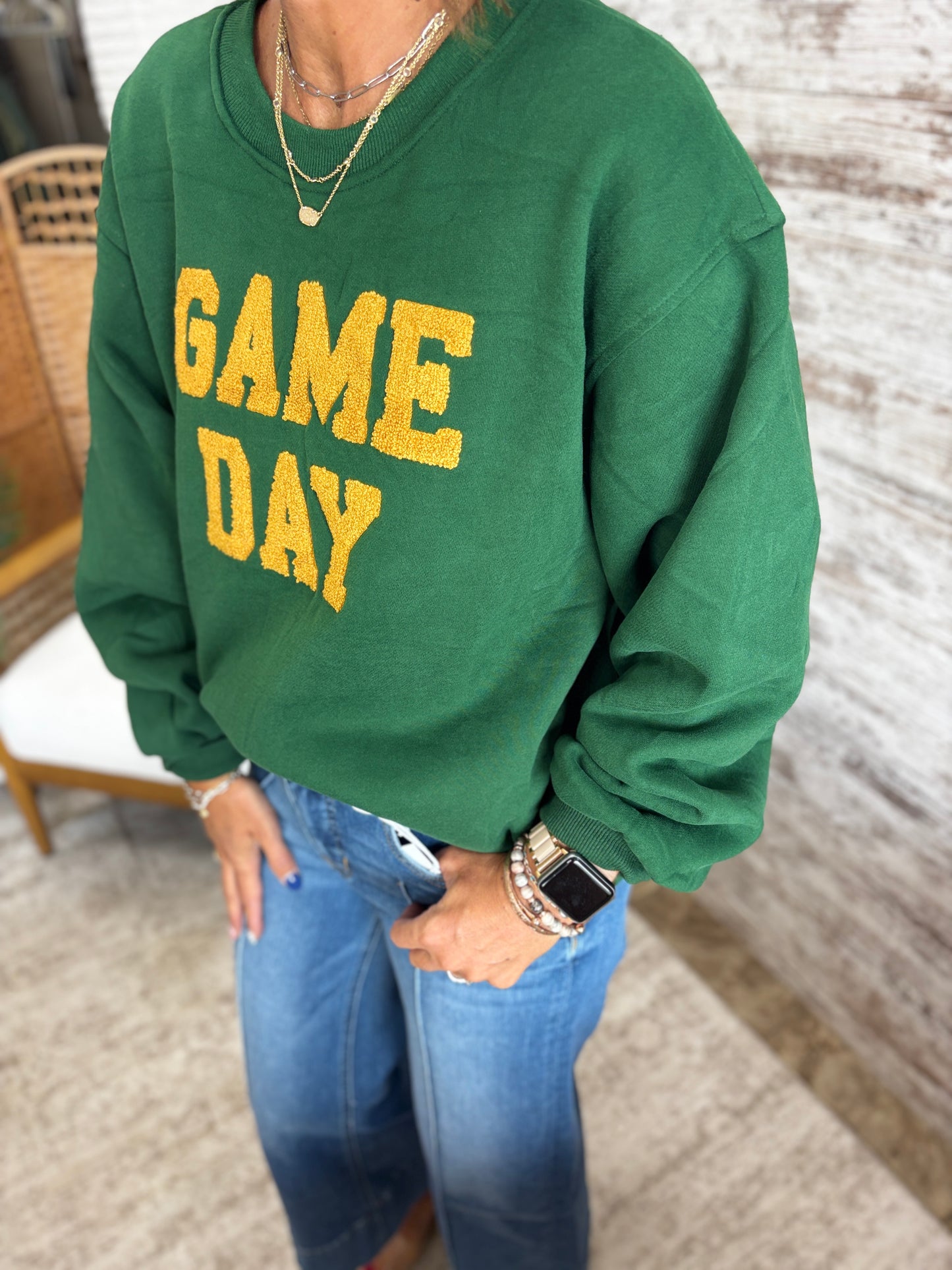 Green & Gold Game Day Sweatshirt