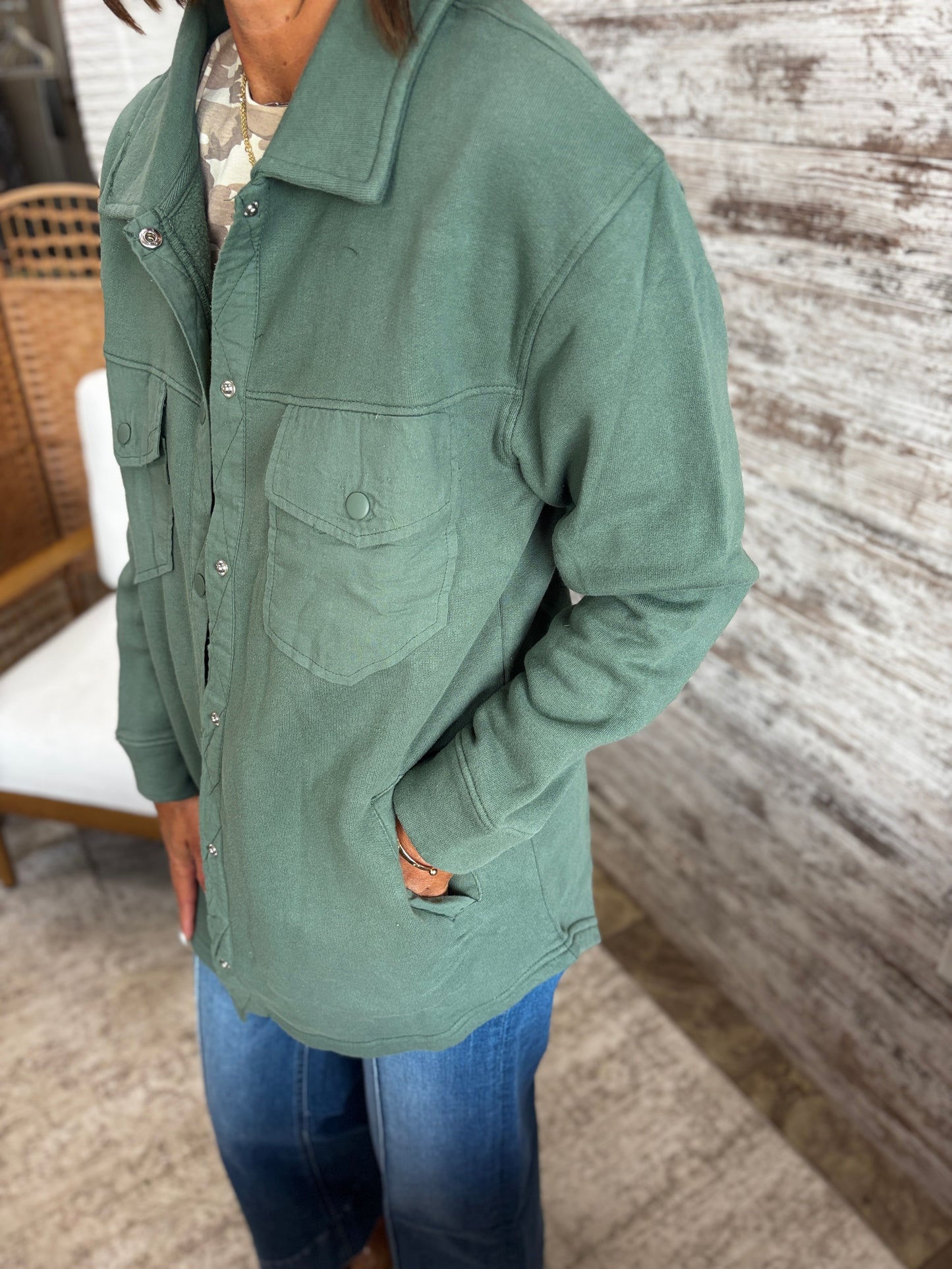 Malibu Evergreen Shacket
