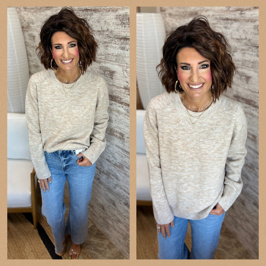 Taupe Relaxed Every Day Sweater
