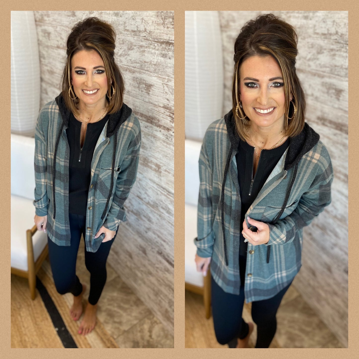 Soft Plaid Shacket