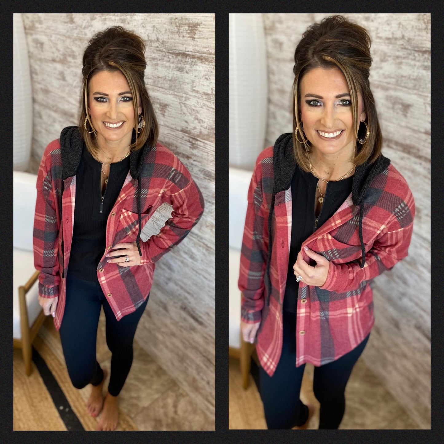 Soft Plaid Shacket