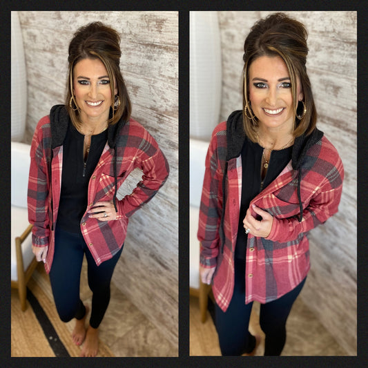 Soft Plaid Shacket