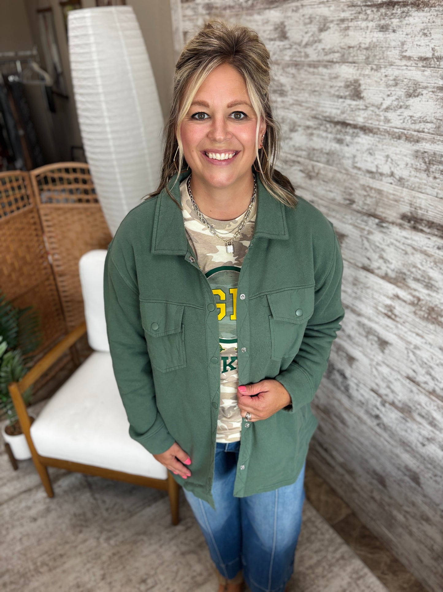 Malibu Evergreen Shacket