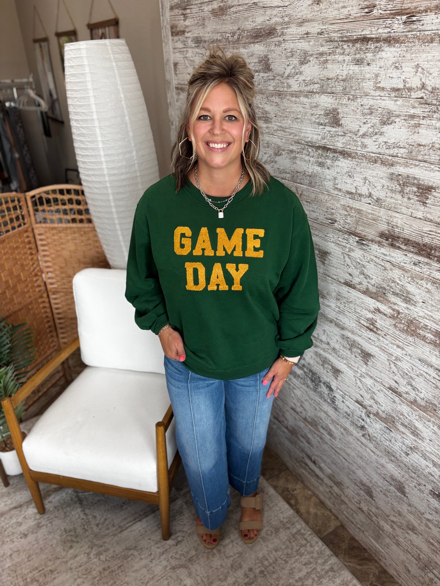 Green & Gold Game Day Sweatshirt