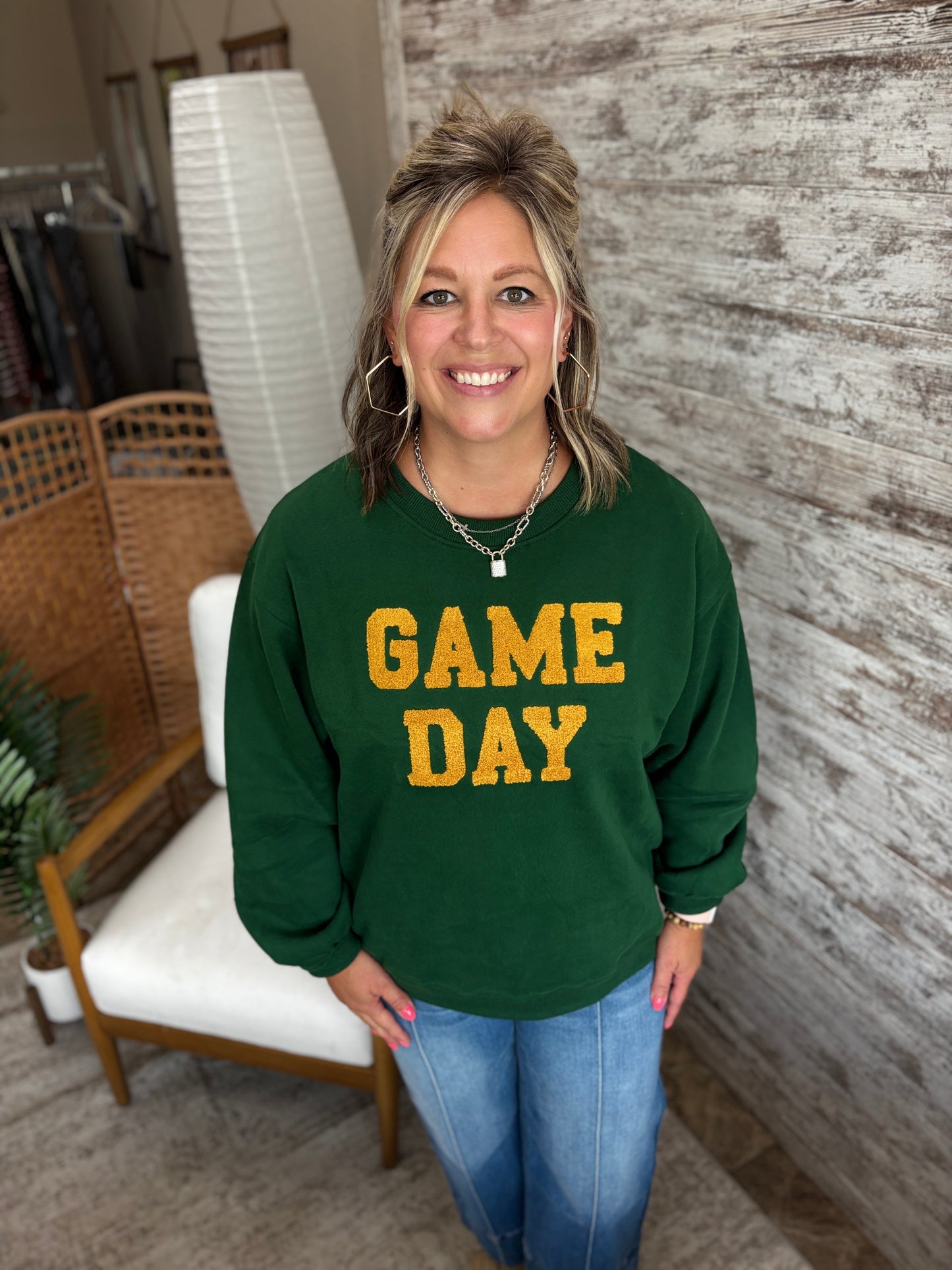 Green & Gold Game Day Sweatshirt