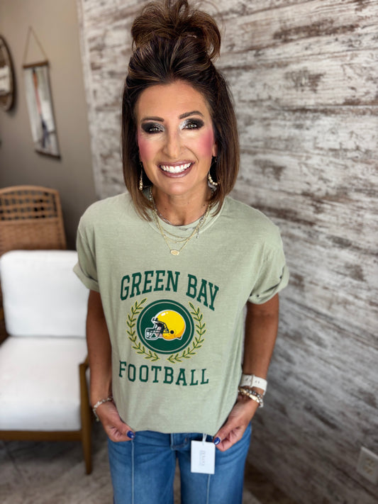 Green Bay Packers Sandstone Comfort Colors Tee