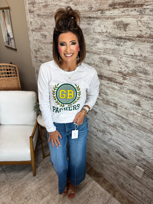 GB Packers Bella Ash Long Sleeve