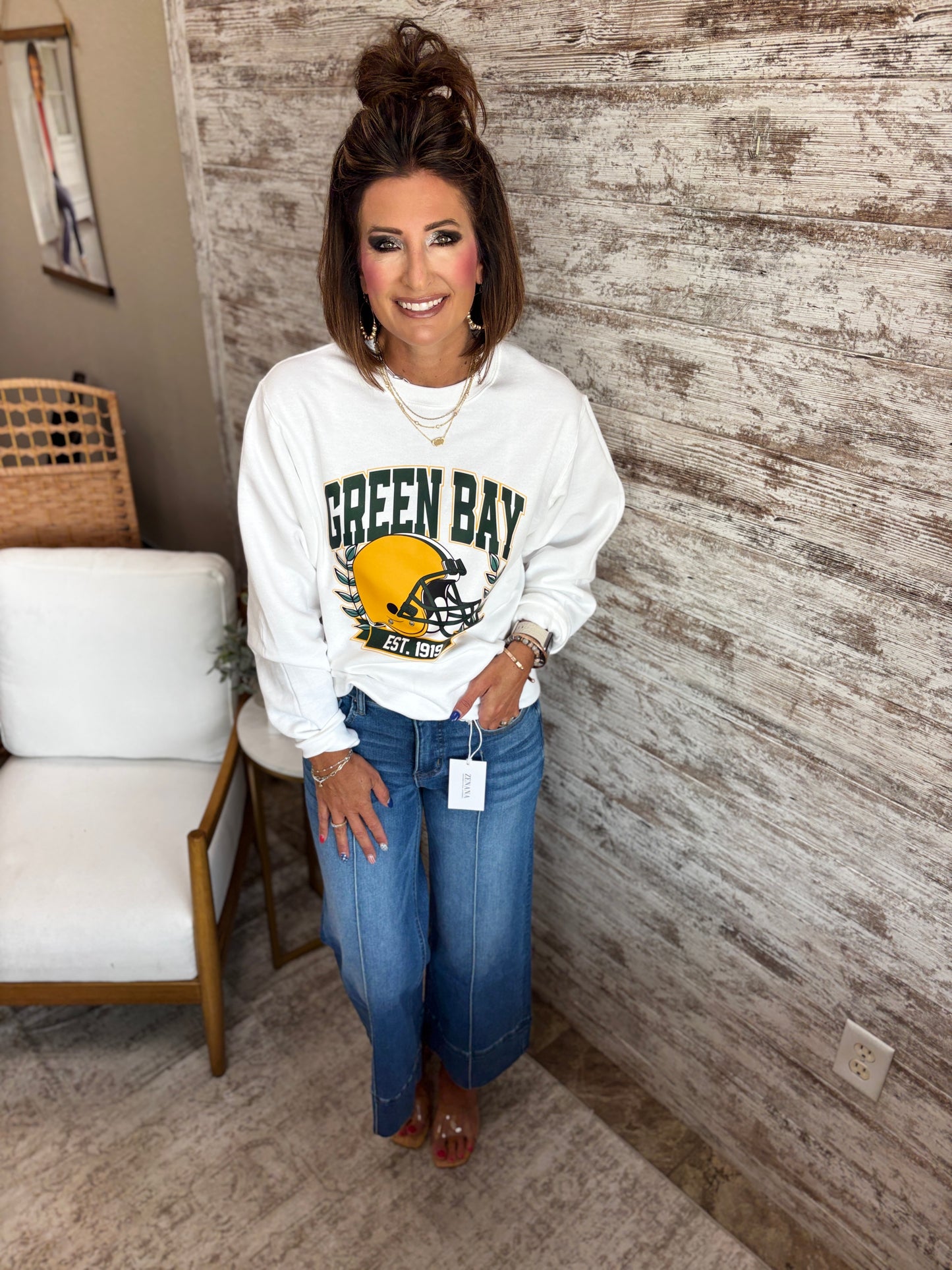 Green Bay Port & Company White Crew ~ Youth and Adult