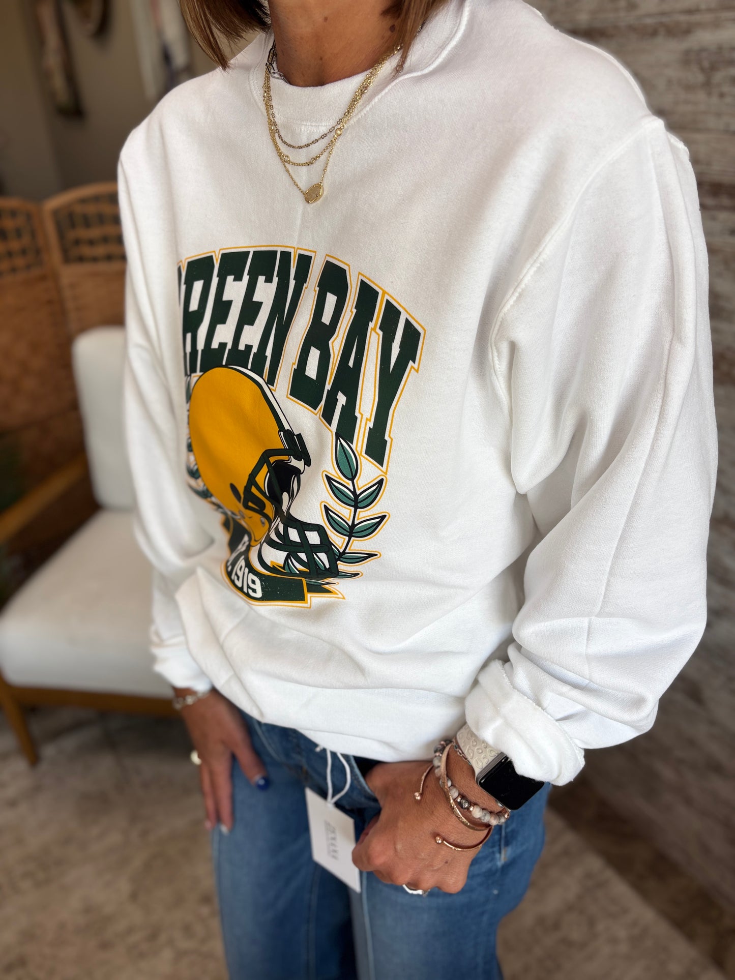 Green Bay Port & Company White Crew ~ Youth and Adult
