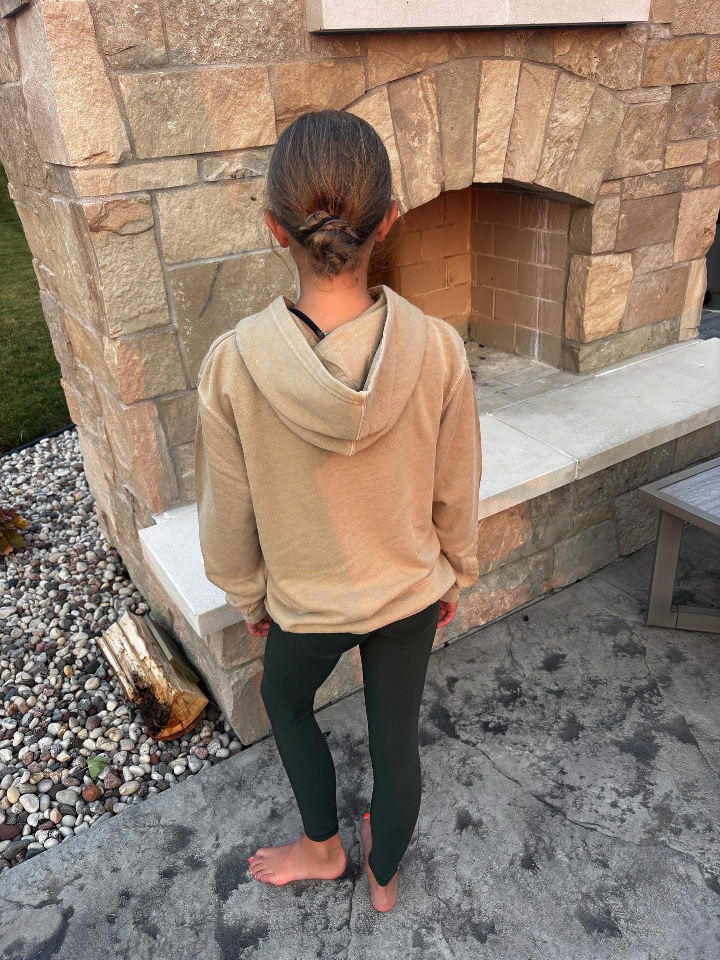 GB Packers Youth Pigment Dyed Sandstone Hoodie