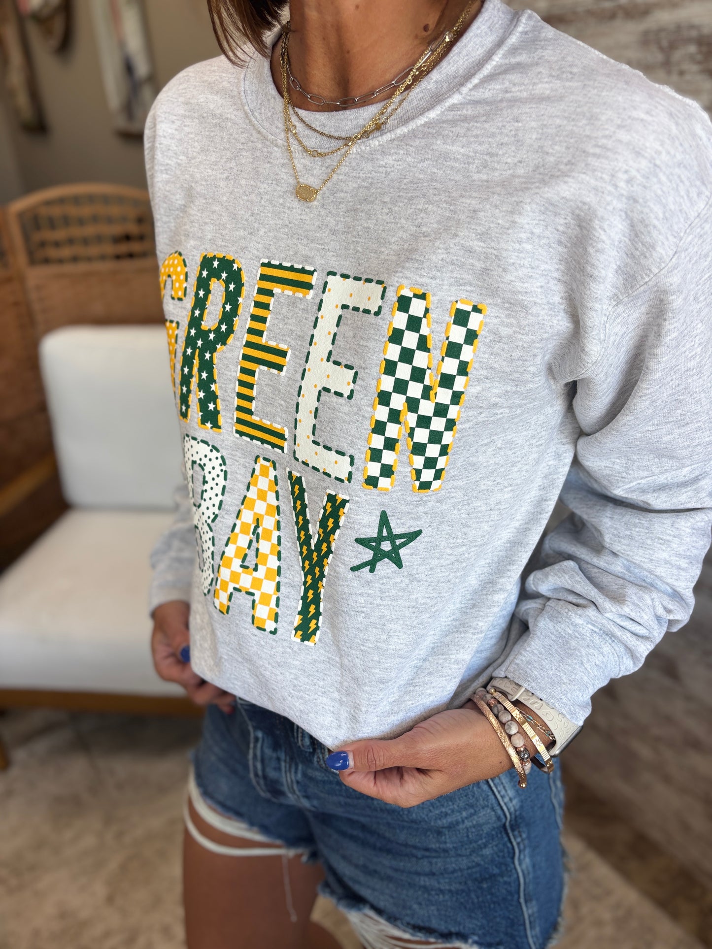 Green Bay Patchwork Sweatshirt
