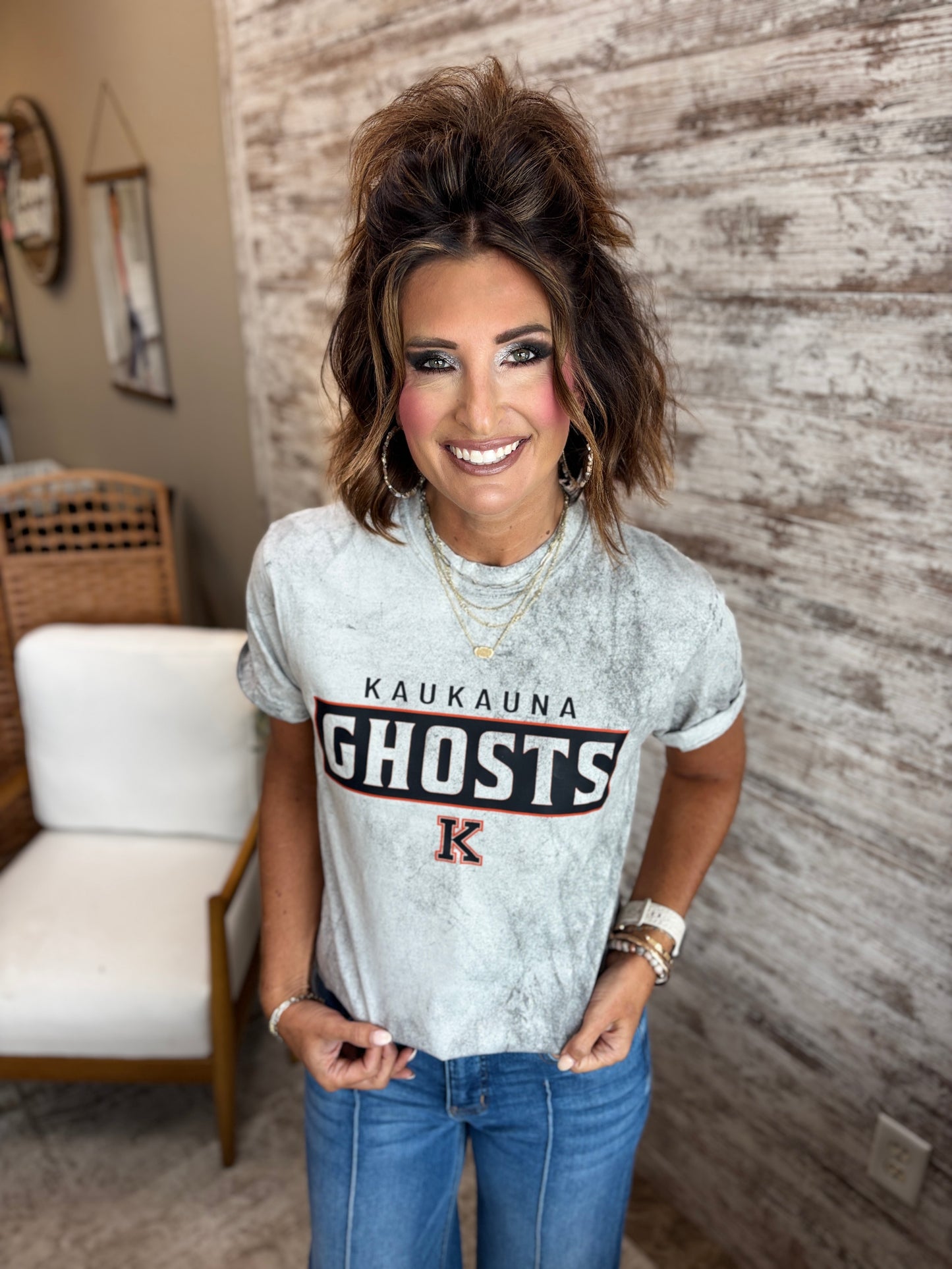 Kaukauna Comfort Colors Grey Colorblast Tee~ Adult and Youth