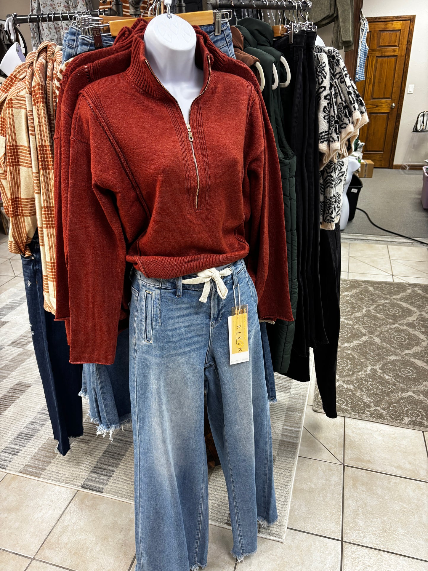 Risen High Rise Wide Leg Jean PW21645