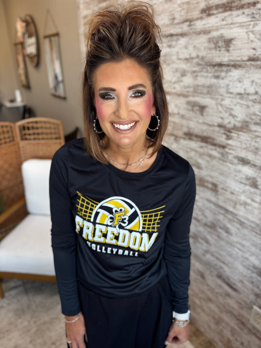 Freedom Volleyball Sport-Tek® Women's Posi-UV® Long Sleeve ~ 2 Colors