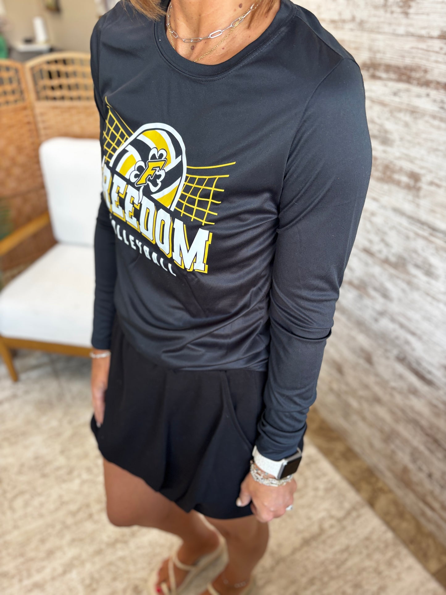 Freedom Volleyball Sport-Tek® Women's Posi-UV® Long Sleeve ~ 2 Colors