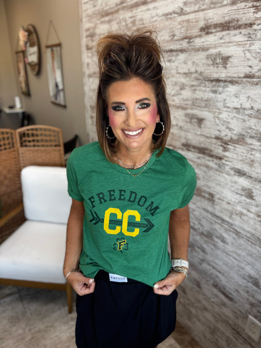 Freedom Cross Country Bella Canvas Jersey Tee~ Unisex and Youth~ 2 Colors