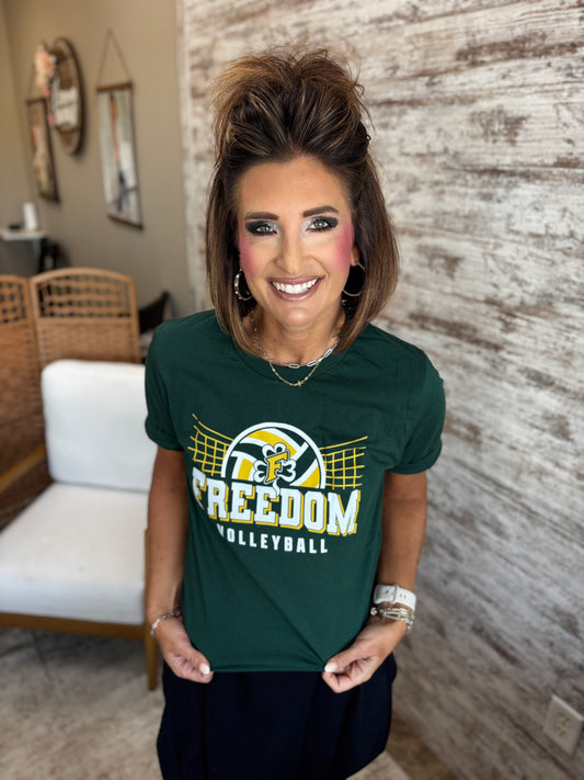 Freedom Volleyball Bella Canvas Jersey Tee~ Unisex and Youth~ 3 Colors