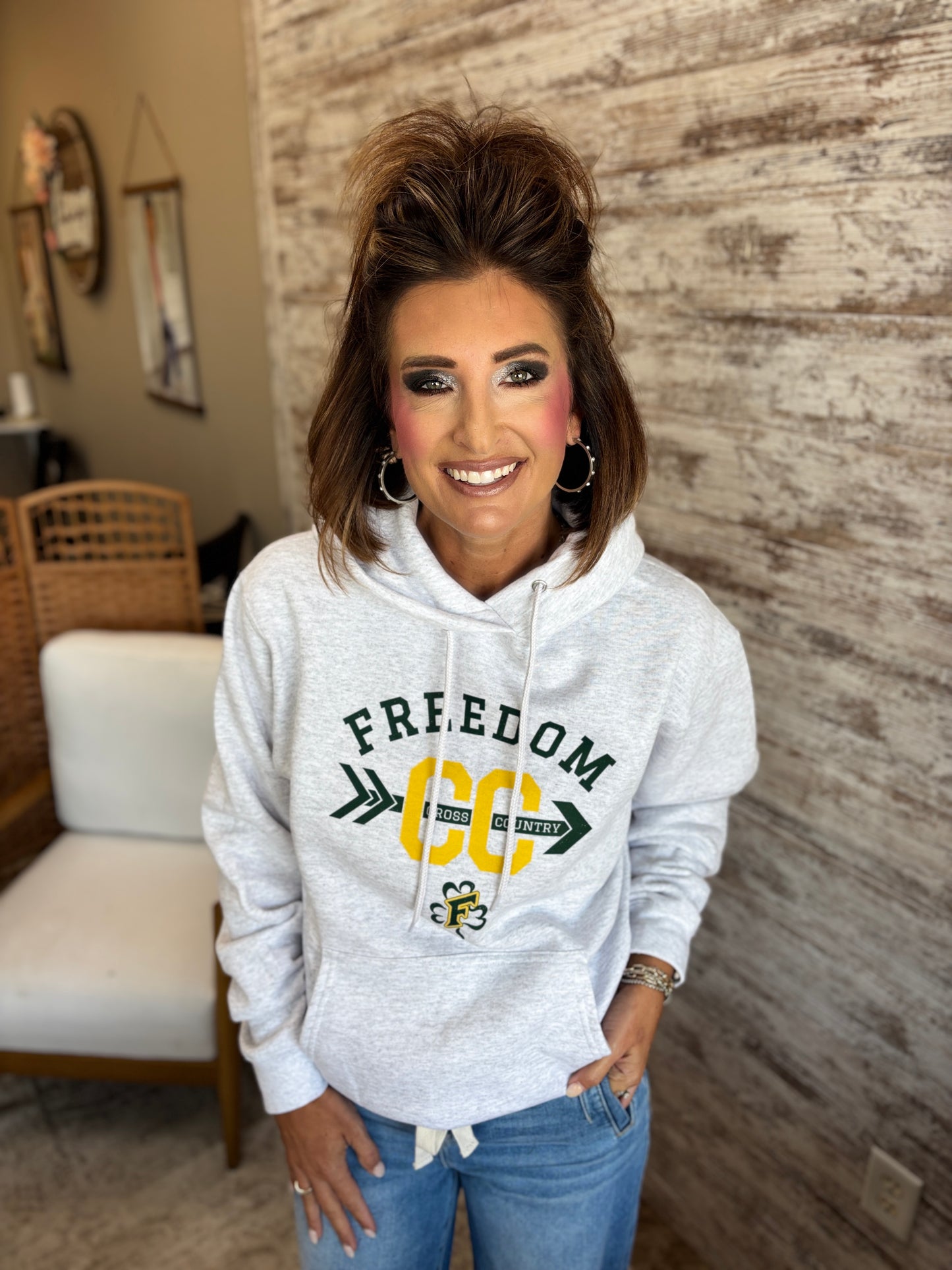 Freedom Cross Country Port & Company Hoodie~ Youth and Adult ~ 2 Colors