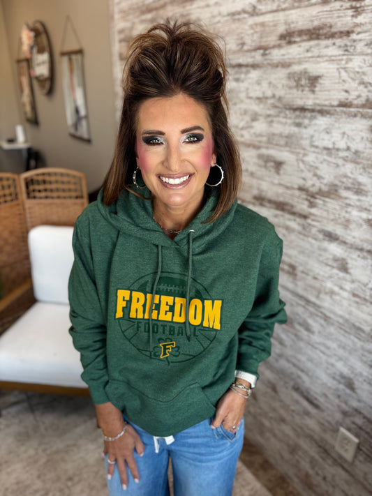 Freedom Football Port & Company Hoodie~ Youth and Adult ~ 4 Colors