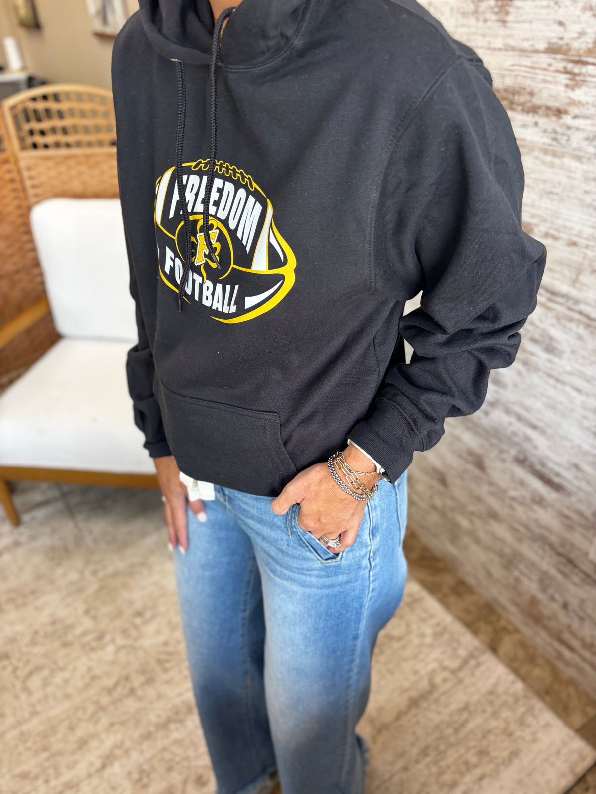 Freedom Football Port & Company Hoodie~ Youth and Adult ~ 4 Colors