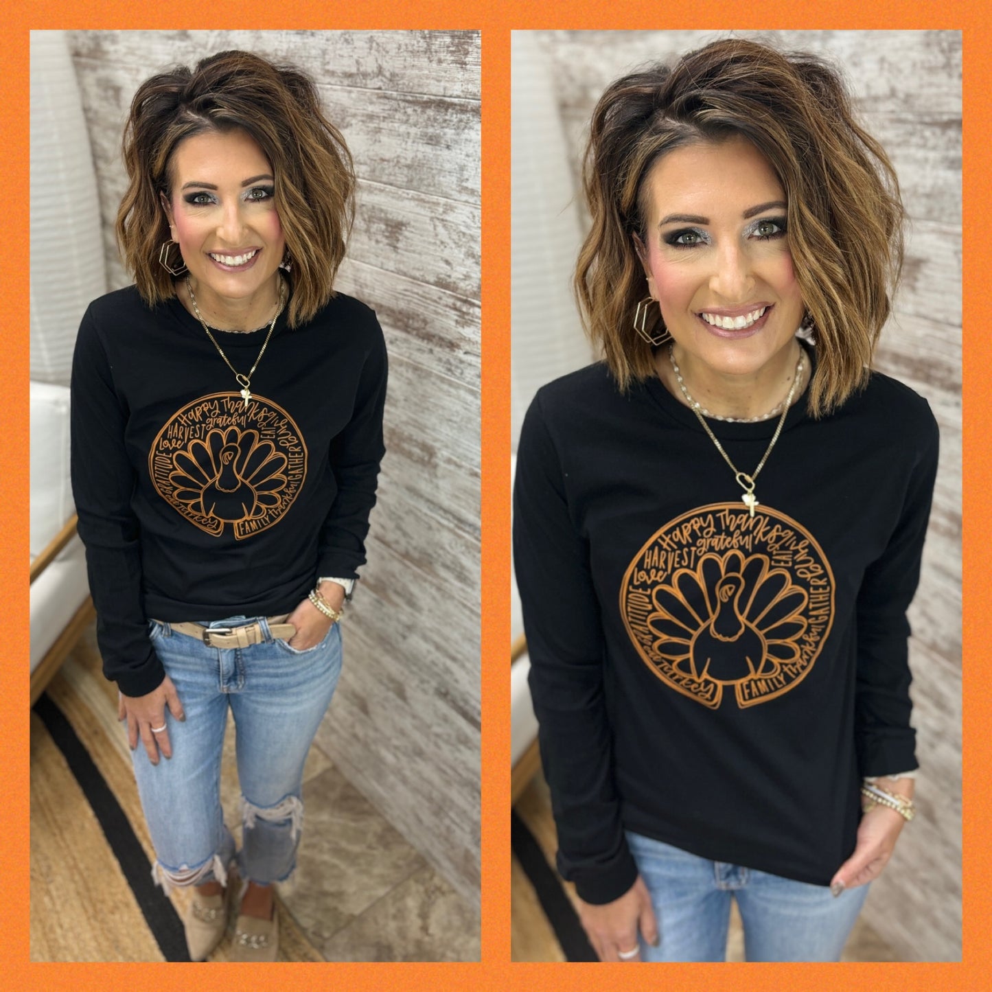 Turkey Day Black Bella Long Sleeve