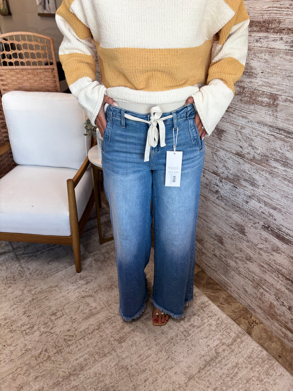 Risen High Rise Wide Leg Jean PW21645