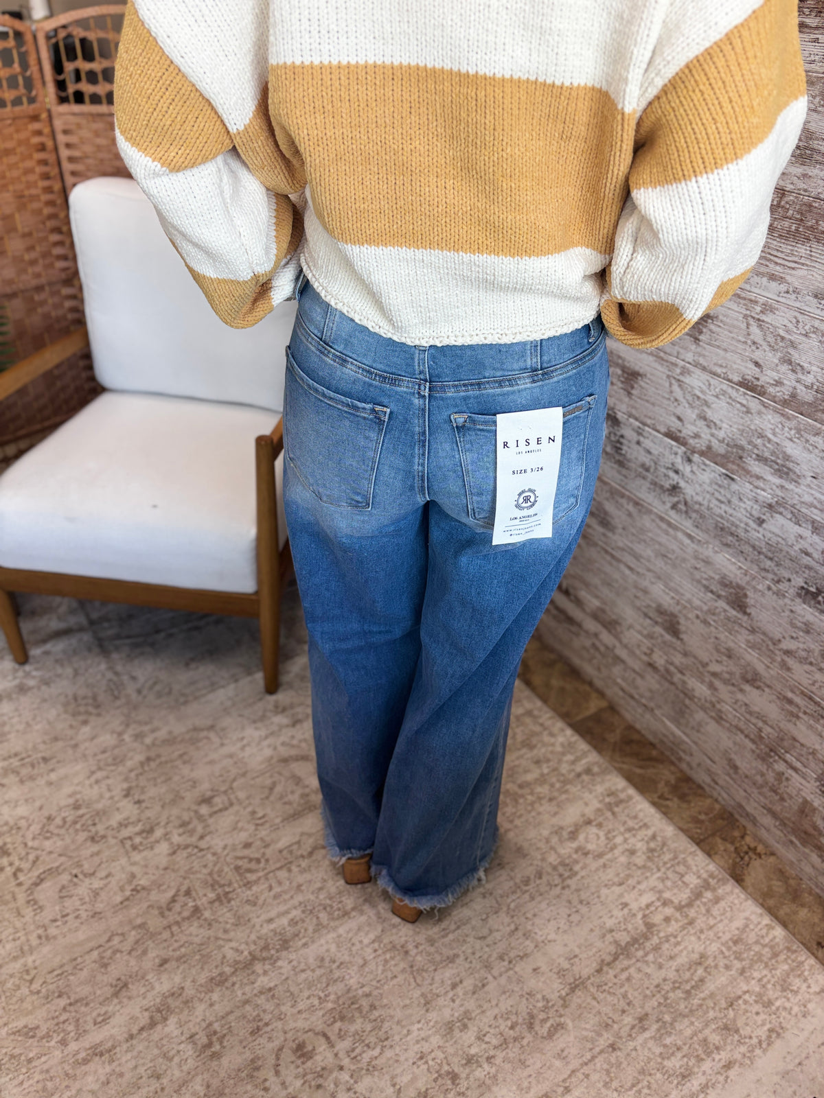 Risen High Rise Wide Leg Jean PW21645