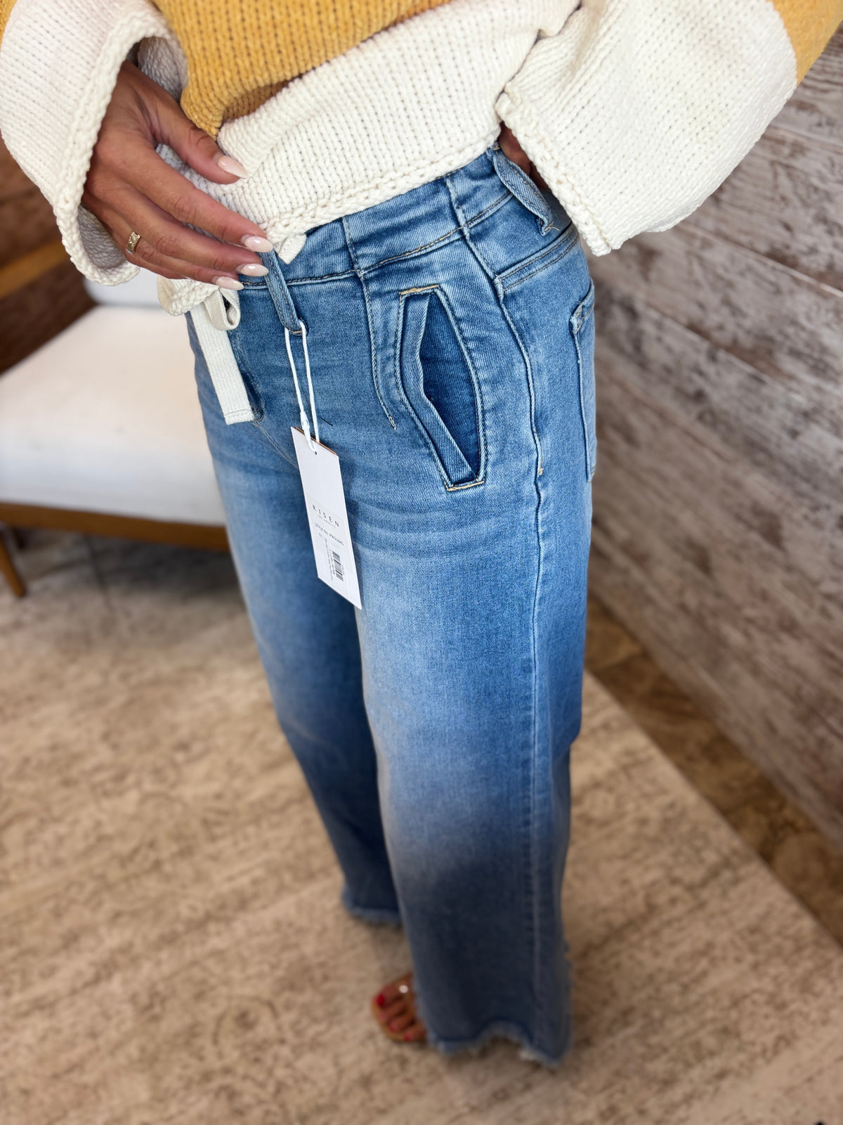 Risen High Rise Wide Leg Jean PW21645