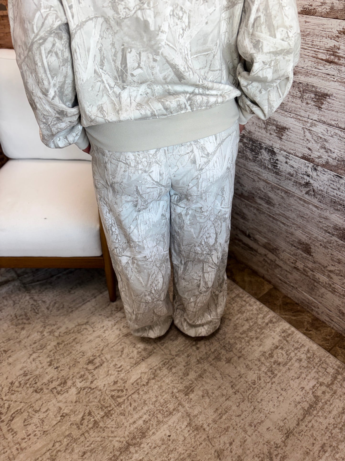 Gray Camo Jogger Pants