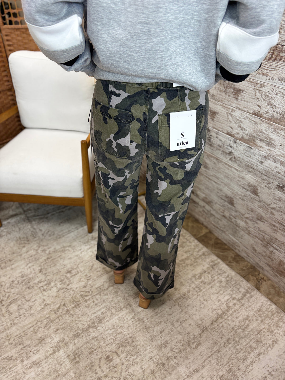 Mica Camo Wide Ankle Pant MP-G3990