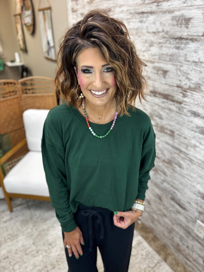 Sycamore Crescent Pima Cotton Open Back Top