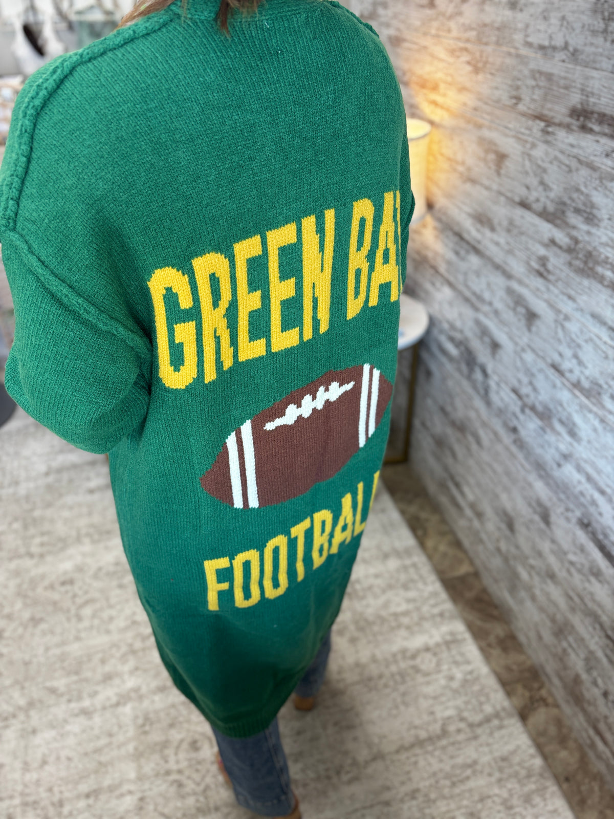 Green Bay Football Cardigan
