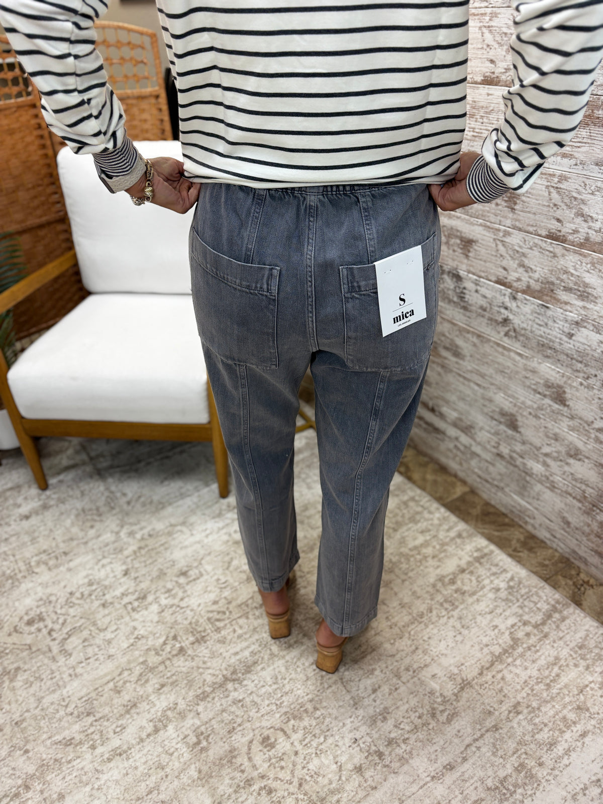Mica Grey High Rise Jogger Pant MDP-G3095