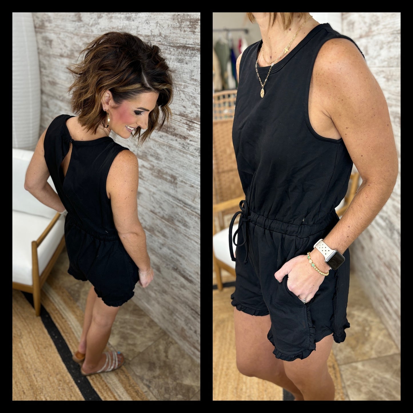 Frilled Romper ~ 3 Colors