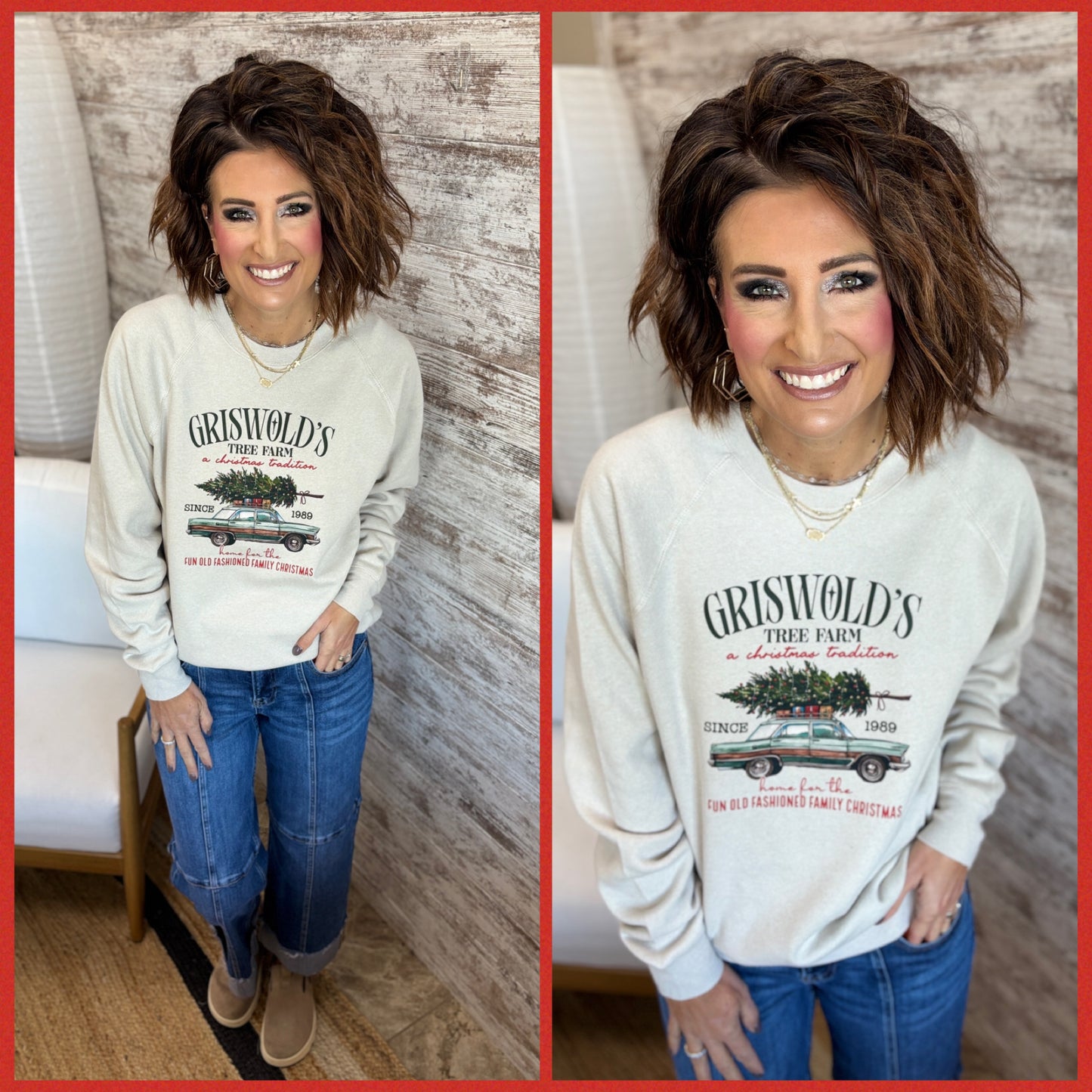 Griswold Tree Farm Holiday Cream Crew