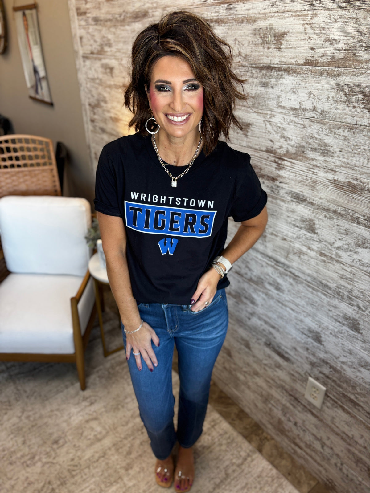 Wrightstown Tigers Bella Canvas Jersey Tee~ Unisex and Youth~ 2 Colors