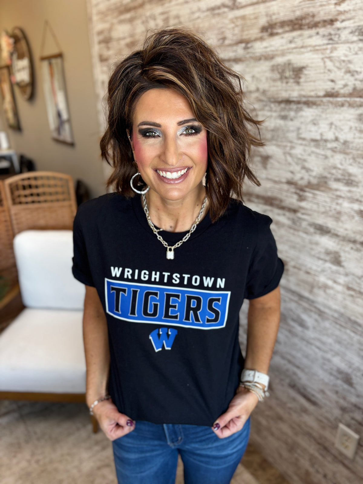 Wrightstown Tigers Bella Canvas Jersey Tee~ Unisex and Youth~ 2 Colors