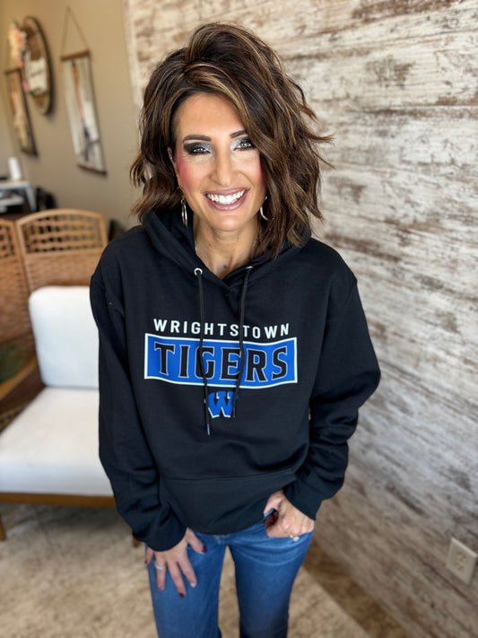 Wrightstown Tigers Port & Company Hoodie~ 2  Colors~ Youth and Adult Sizes